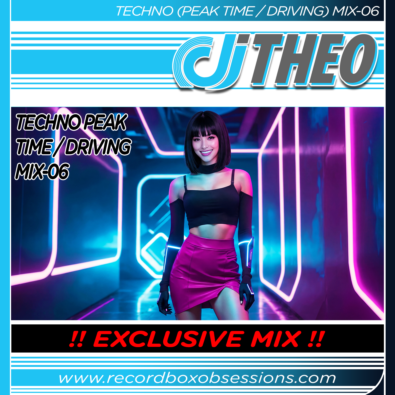 Techno (Peak Time / Driving) Mix-06 - DJ Theo - Recordbox Obsessions
