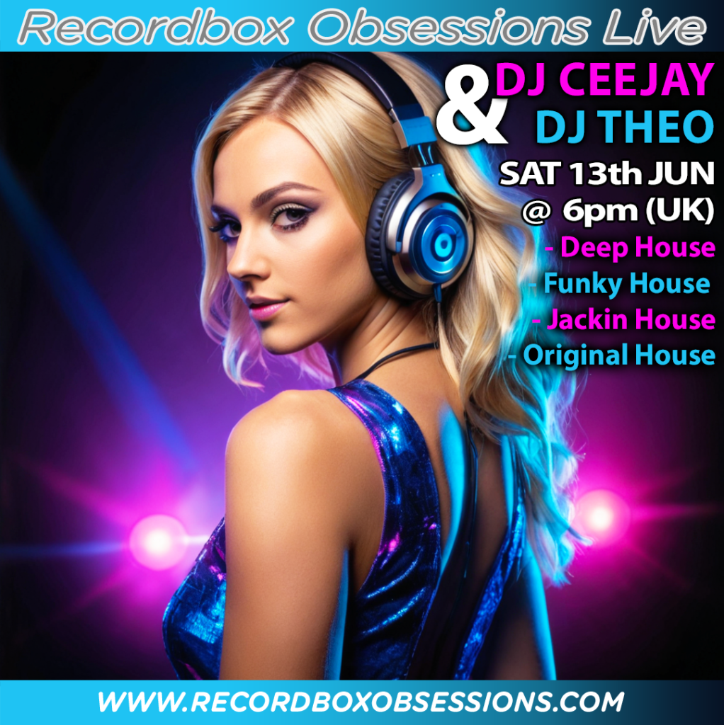 Recordbox Obsessions - DJ Theo & DJ Ceejay - Livestream 13-06-2026