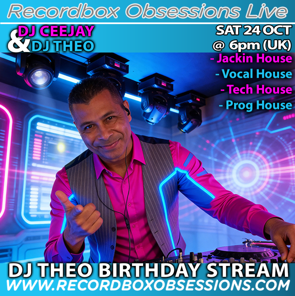 Recordbox Obsessions - DJ Theo & DJ Ceejay - Livestream 24-10-2026
